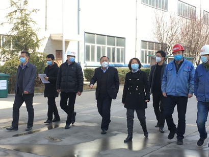 【陜重有限】市國資委巡視員許一雙一行檢查、指導(dǎo)陜重公司疫情防控工作